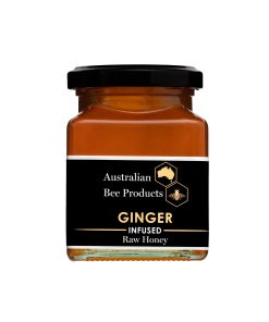 Australian Bee Products Ginger Infused Raw Honey - 250g