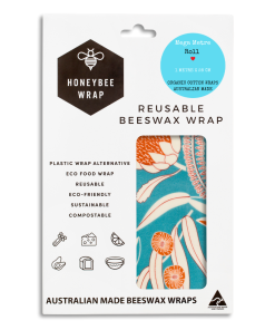 Honeybee Wrap Australian Range 28cm x 1m Beeswax Roll