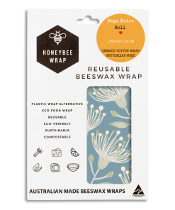 Honeybee Wrap Neutral Range 34cm x 1m Beeswax Roll