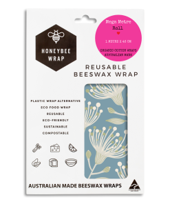 Honeybee Wrap Neutral Range 46cm x 1m Beeswax Roll