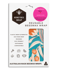 Honeybee Wrap Australian Range 46cm x 1m Beeswax Roll