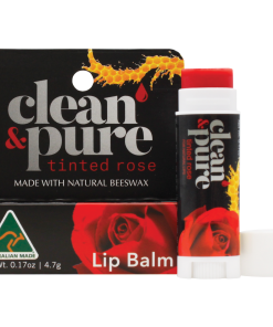 Clean & Pure Tinted Rose Lip Balm - 4.7g
