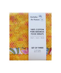 Australian Bee Products Beeswax Food Wrap - 3 Pack (XX-Large)