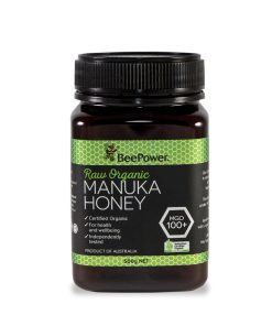 BeePower Australian Raw Organic Manuka Honey MGO 100+ - 500g